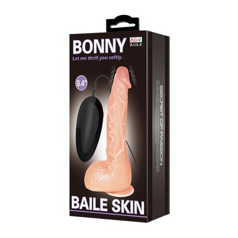 Wibrator realistyczny Baile Jasson 25 cm cielisty z przyssawką BAILE