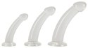 Zestaw dildo analnych Crystal przezroczysty TPE Crystal