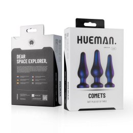 Zestaw silikonowych korków analnych Comets Hueman Easytoys