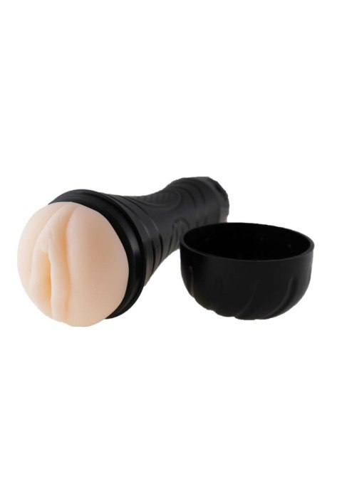 Masturbator latarka wagina cyberskin z wibracją Lyla biały B - Series Lyla