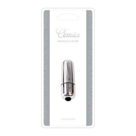 Mini wibrator bullet srebrny Toyz4lovers 5.5 cm wodoodporny Toyz4lovers