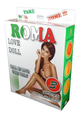 Nadmuchiwana lalka erotyczna Roma z 3 otworami B - Series Lyla
