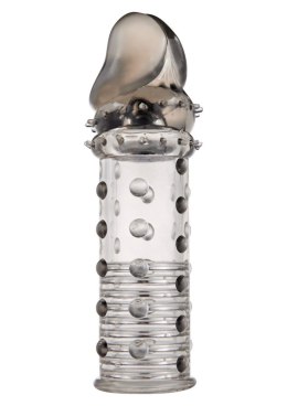 Przedłużka na penisa Power Stud ToyJoy szara 15.5 cm TOYJOY