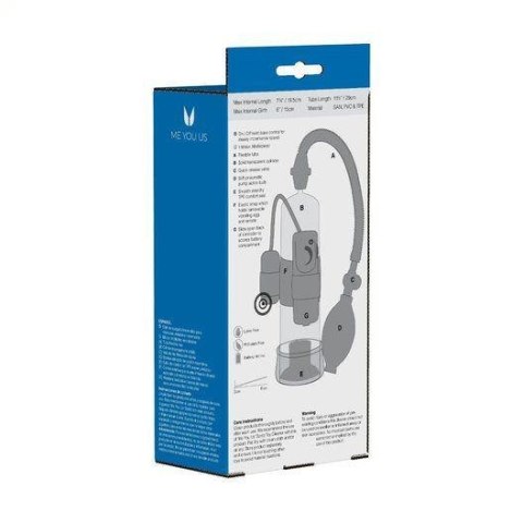 Wibracyjna pompka do penisa Ultimate Power Me You Us 20 cm Me You Us