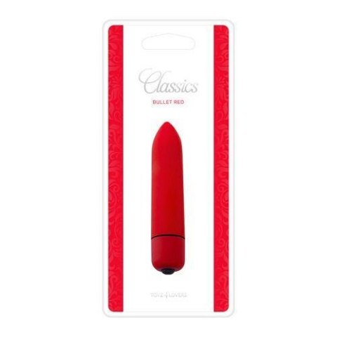 Wibrator bullet Toyz4lovers Classics czerwony 9 cm Toyz4lovers