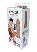 Wibrator realistyczny rotujący Apollo Loveclonex cyber skóra 18 cm USB B - Series Real