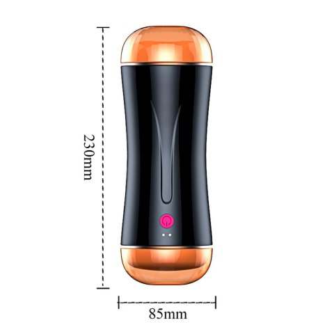 Dwustronny wibrujący masturbator B Series Fox USB B - Series Fox
