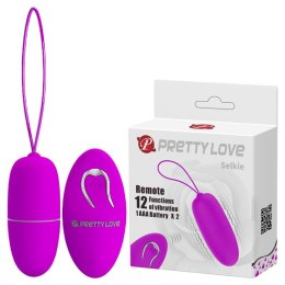 Jajko wibrujące bezprzewodowe Pretty Love Selkie 12 trybów zdalne Pretty Love