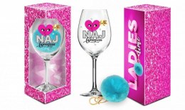 Kieliszek do wina Ladies Time Signoria 700ml z pomponem BGtech