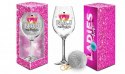 Kieliszek do wina Signoria 700ml Ladies Time z pomponem Najmądrzejsza BGtech