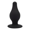 Korek analny silikonowy Silexd Model 2 L czarny 10 cm Silexd