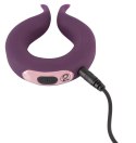 Pierścień erekcyjny wibrujący Couples Choice dwa silniki silikonowy USB Couples Choice