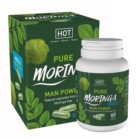 Suplement diety Hot Moringa Man Power 60 kapsułek Hot