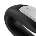 Wibrator dla par Satisfyer Double Fun czarny z aplikacją Satisfyer