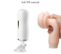 Dwustronny masturbator z wibracją B Series Fox biały USB B - Series Fox