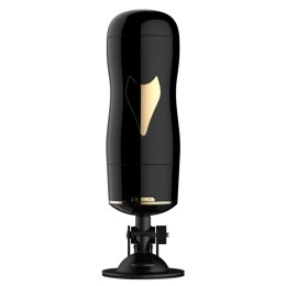 Dwustronny masturbator z wibracją B Series Fox czarny USB B - Series Fox