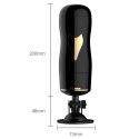 Dwustronny masturbator z wibracją B Series Fox czarny USB B - Series Fox