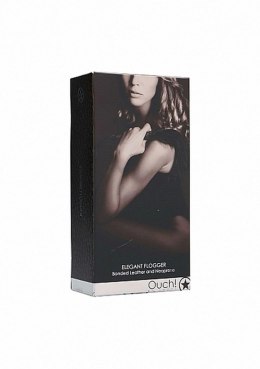 Flogger Elegant Ouch tytanowo szary Ouch!