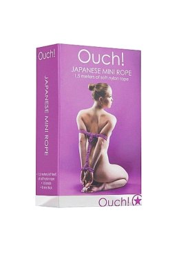 Japoński mini sznur nylonowy Ouch fioletowy 1,5m Ouch!