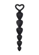 Kuleczki analne silikonowe ShotsToys czarne 15 cm ShotsToys