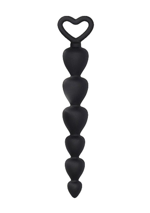 Kuleczki analne silikonowe ShotsToys czarne 15 cm ShotsToys