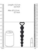 Kuleczki analne silikonowe ShotsToys czarne 15 cm ShotsToys