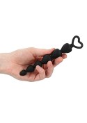 Kuleczki analne silikonowe ShotsToys czarne 15 cm ShotsToys