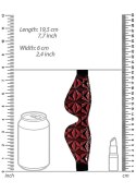 Luksusowa maska na oczy Ouch burgundowa 19,5 cm Ouch!