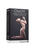 Mini lina Kinbaku Ouch! 1,5m czarna nylonowa 6mm Ouch!