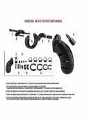 Pas cnoty ManCage Model 03 czarny 11 cm ManCage