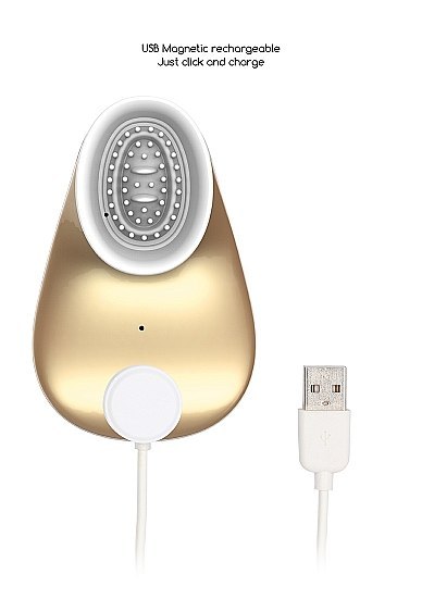 Stymulator łechtaczki ssący wibrujący Innovation złoty USB Innovation