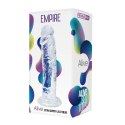 Dildo żelowe realistyczne Alive Empire przezroczyste 19 cm Alive