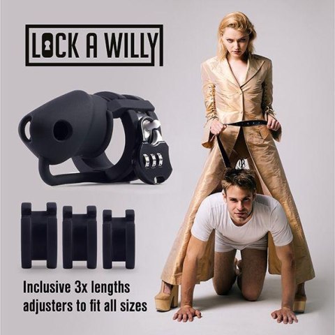 Pas cnoty silikonowy Lock a Willy regulowany Lock a Willy