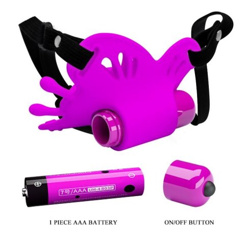 Stymulator łechtaczki Pretty Love Sloane silikonowy fioletowy Pretty Love