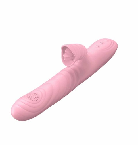 Wibrator Angelia z posuwem i rotacją Lyla silikonowy USB B - Series Lyla