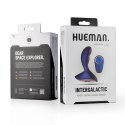 Wibrator analny Hueman Intergalactic fioletowy z pilotem USB Hueman