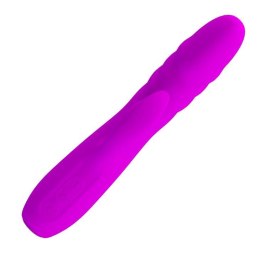 Wibrator króliczek pchający Pretty Love Melanie fioletowy silikonowy USB Pretty Love