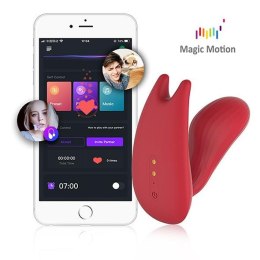 Wibrator noszony Magic Motion Umi z aplikacją podwójny silnik USB Magic Motion