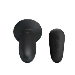 Wibrujący korek analny Mr Play z pilotem silikonowy czarny USB Mr. Play