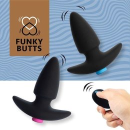 Zestaw korków analnych wibrujących FunkyButts FeelzToys z pilotem FeelzToys