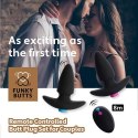 Zestaw korków analnych wibrujących FunkyButts FeelzToys z pilotem FeelzToys