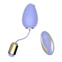 Jajeczko wibrujące bezprzewodowe silikonowe Mandala jasny fiolet USB B - Series Joy