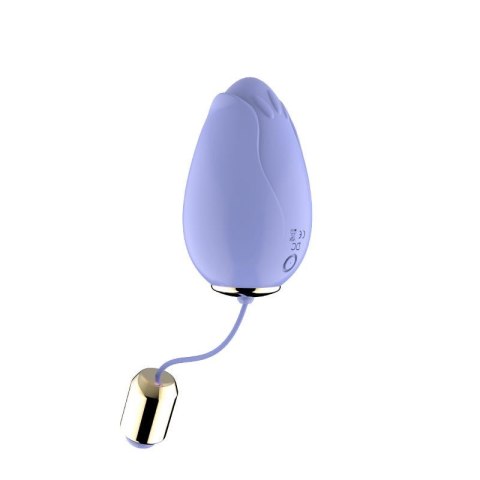 Jajeczko wibrujące bezprzewodowe silikonowe Mandala jasny fiolet USB B - Series Joy