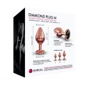 Korek analny z diamencikiem Diamond Dorcel M Dorcel
