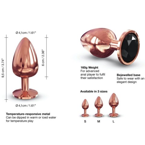 Korek analny z diamencikiem Dorcel L 9.5 cm Dorcel