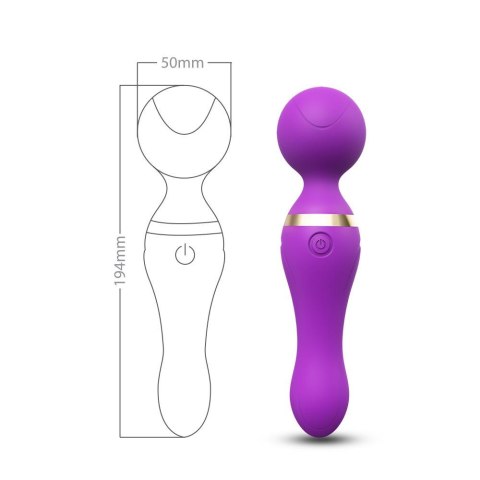 Masażer wibracyjny Freeza fioletowy USB 9 trybów B - Series Joy