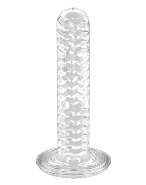 Masturbator silikonowy kropkowany Sexpresso Dorcel 20 cm wodoodporny Dorcel