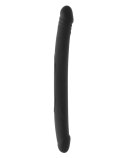 Podwójne dildo silikonowe realistyczne Dorcel czarny 42 cm Dorcel