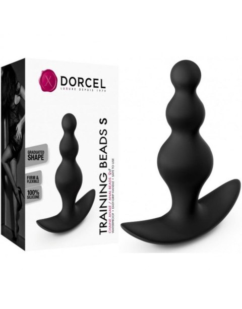 Silikonowy korek analny koralikowy treningowy Dorcel S 10 cm Dorcel
