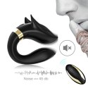Stymulator łechtaczki Fox silikonowy czarny USB wodoodporny B - Series Joy